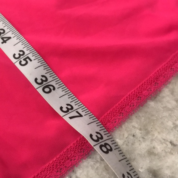 Miss Elaine Night Gown Womens Medium Pink Rose Mid Length Silky Flowy Minimalist - Picture 8 of 8